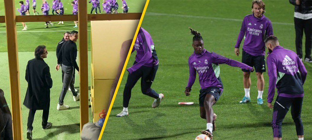 Ronaldo attends Real Madrid training session | Setanta Sports