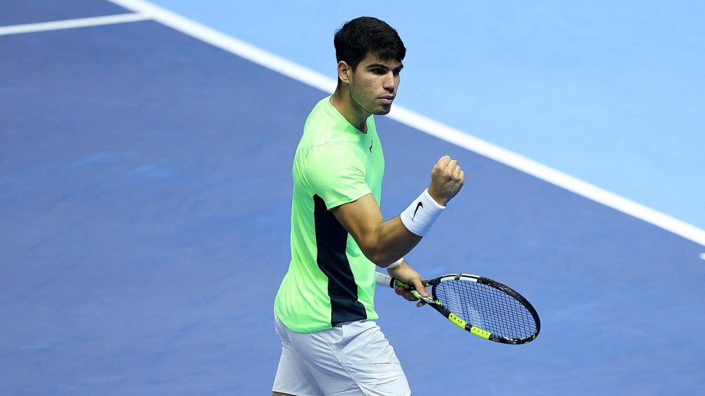 Карлос Алькарас на Підсумковому турнірі ATP
