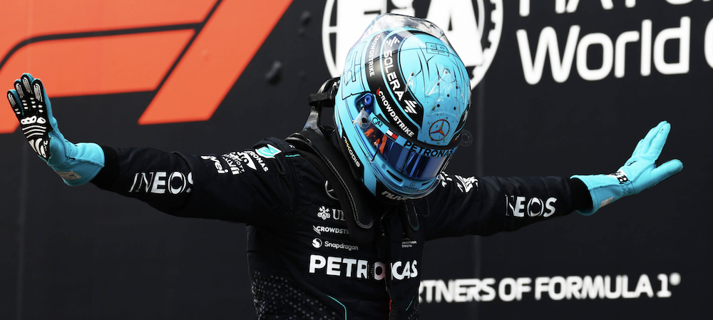 George Russell won pole in Canada